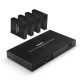 LINDY - Lindy 38262 extensor audio/video Transmisor y receptor de señales AV Negro - 38262